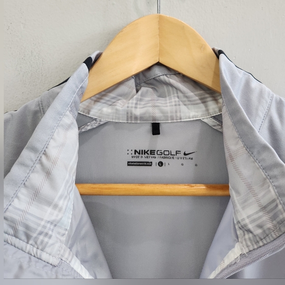 Nike Golf Gray 1/2 Zip Windbreaker Pullover Jacket Men's Size Large - Picture 3 of 7